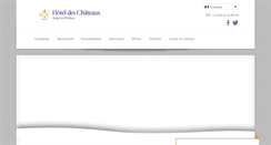 Desktop Screenshot of hoteldeschateaux.com